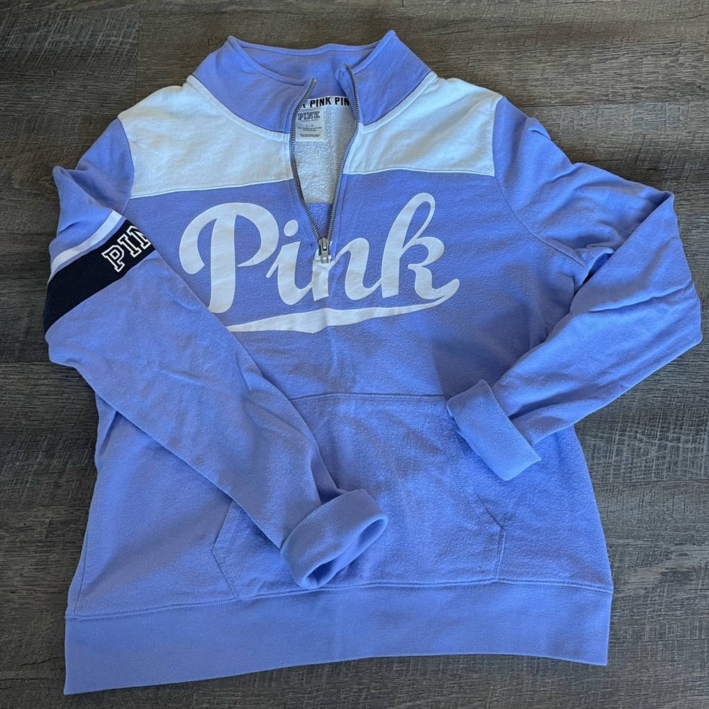 VS PINK Quarter-Zip Sweatshirt